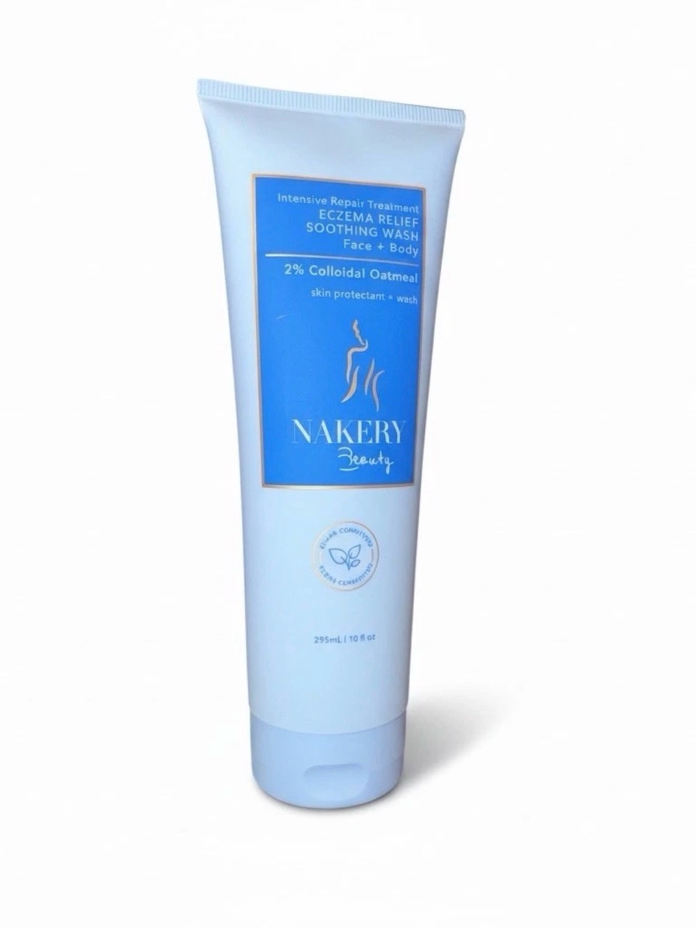 Nakery Beauty Eczema Relief Soothing Wash - Blue & White Tube